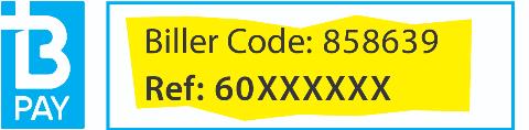 biller code and reference number example